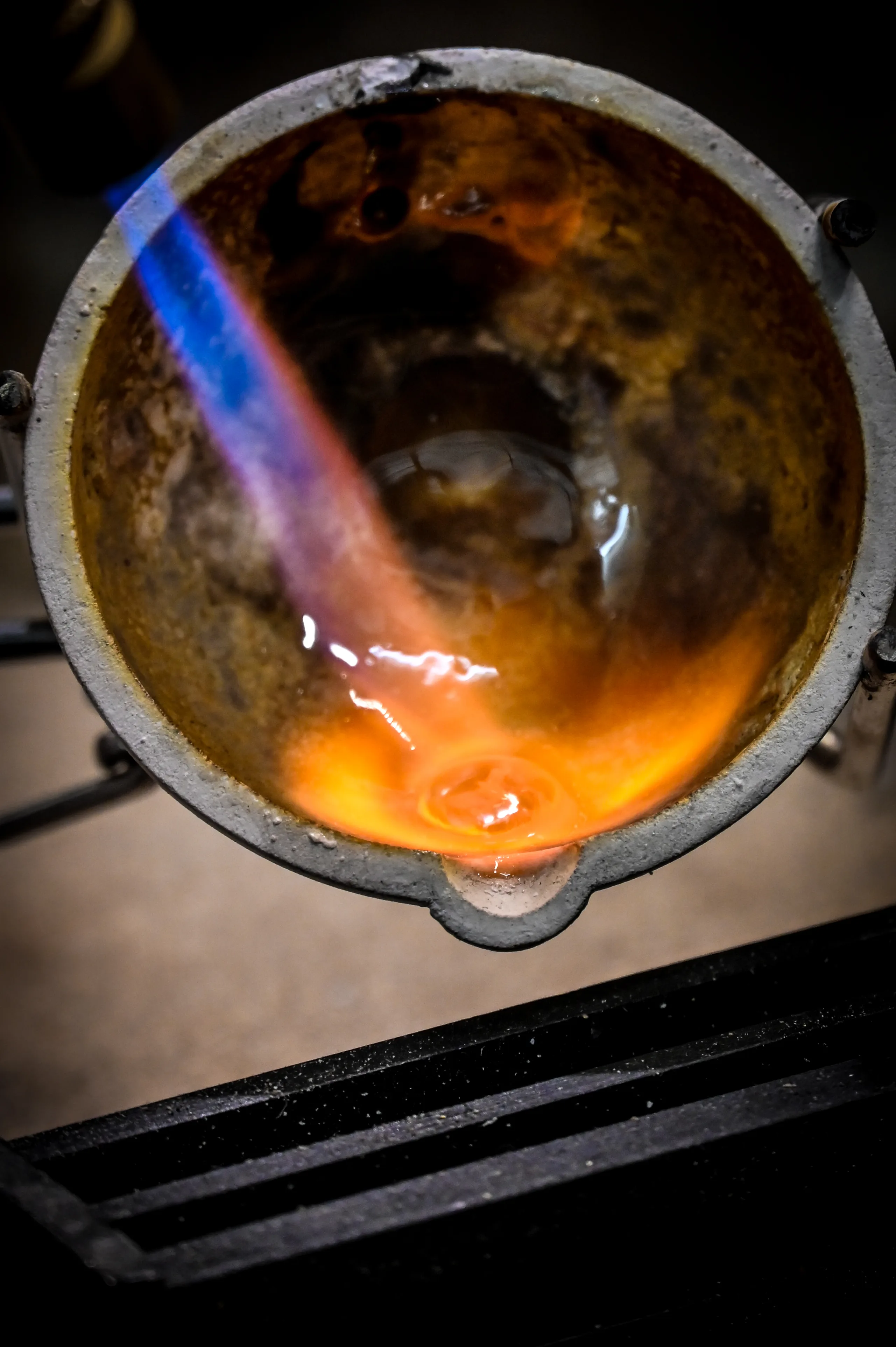 Silver melting